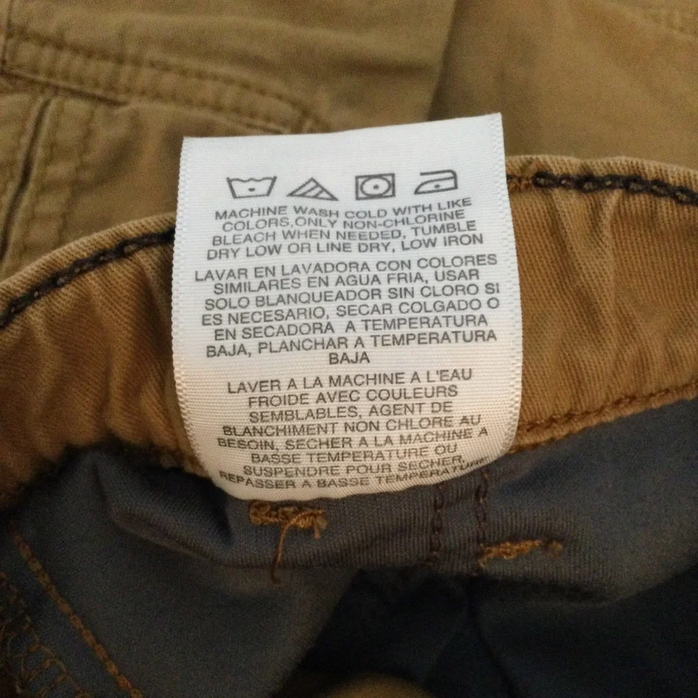 Boys wrangler Brown Cargo Pants with Elastic Ankles. - Picture 8 of 8